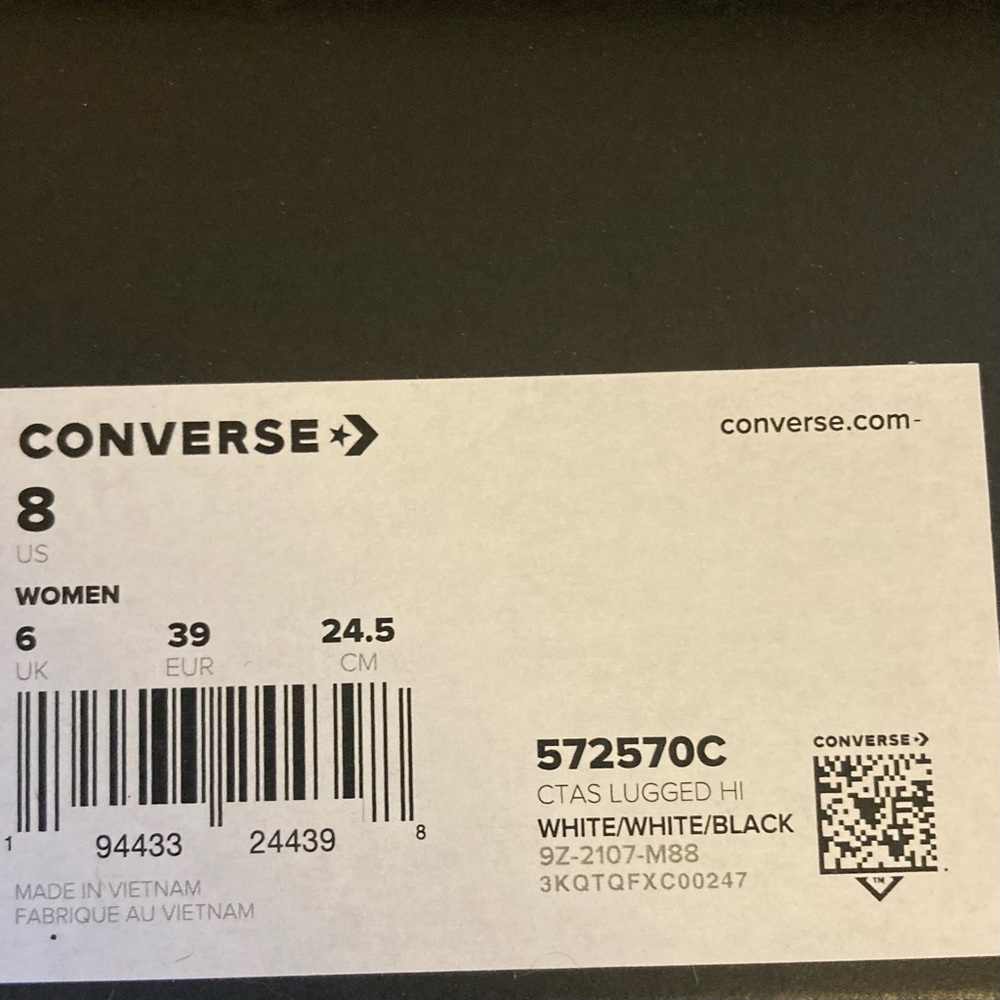 LAST CALL ON MANY SIZES! CONVERSE SURFACE FUSION LUGGED CHUCK TAYLOR ALL STAR - Picture 6 of 7